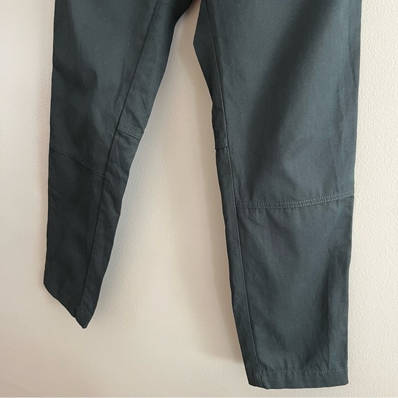 Rag & Bone Women's Belted Hunter Pants Cropped Pleated Front High Rise Black 25 - Picture 7 of 16